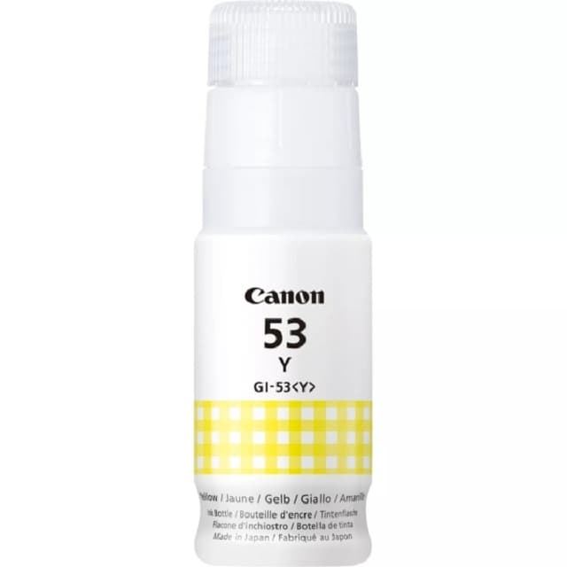 Botella tinta Canon GI-53 amarillo - Imagen 1