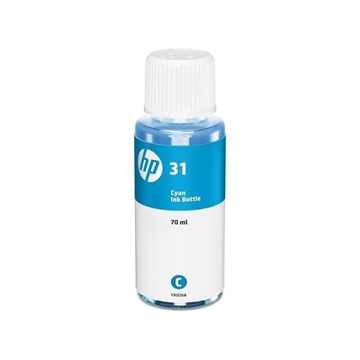 Botella tinta HP 31 cian - Imagen 1