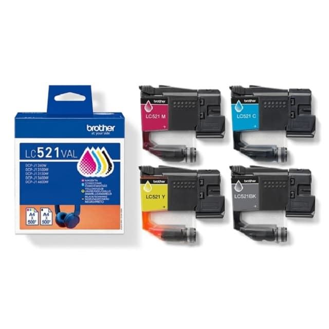 Brother pack LC521VAL - Imagen 1