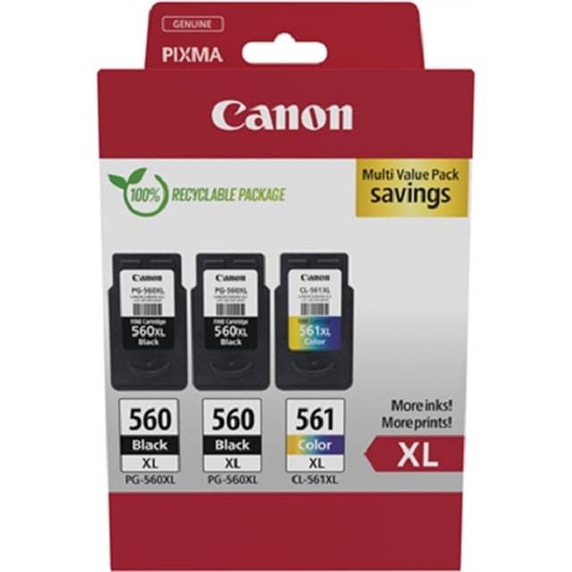 CANON 2PG560XL + CL561XL MULTIPACK - Imagen 1