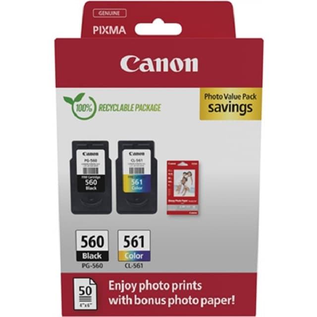CANON PG560 + CL561 MULTIPACK - Imagen 1