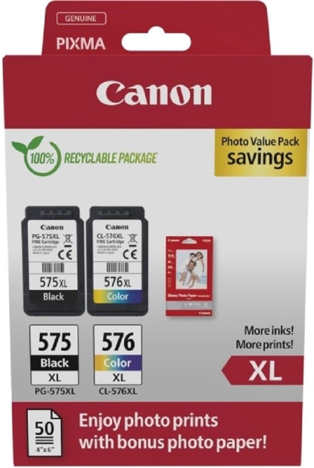 CANON PG575XL+CL576XL MULTIPACK - Imagen 1