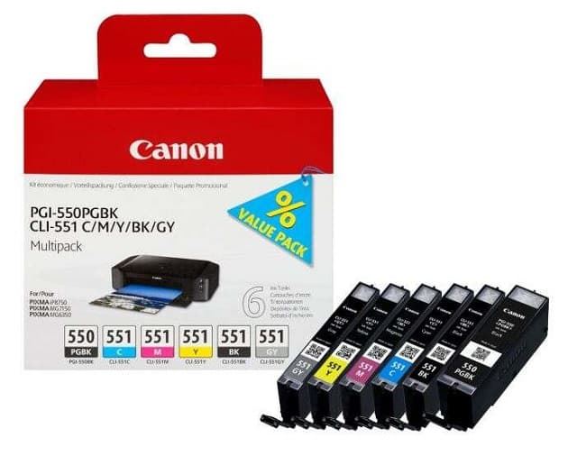 CANON PGI550 CLI551 MULTIPACK - Imagen 1