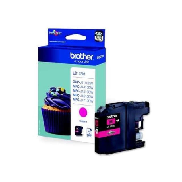 Cartucho Brother LC123 magenta - Imagen 1