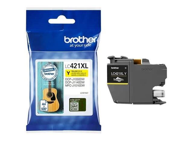Cartucho Brother LC421XL amarillo - Imagen 1