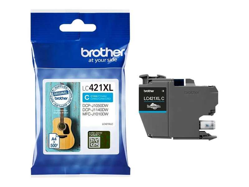 Cartucho Brother LC421XL cian - Imagen 1