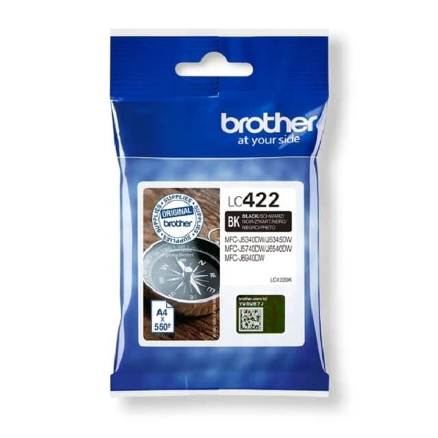 Cartucho Brother LC422 negro - Imagen 1