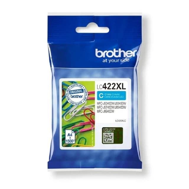Cartucho Brother LC422XL cian - Imagen 1