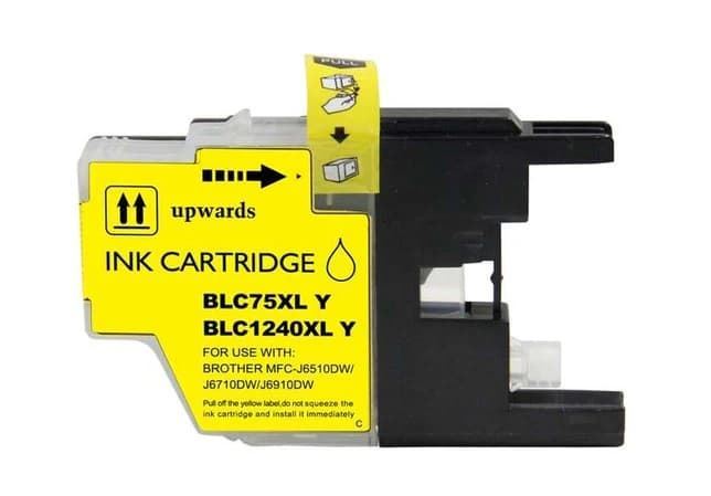 Cartucho compatible LC1240 amarillo - Imagen 1