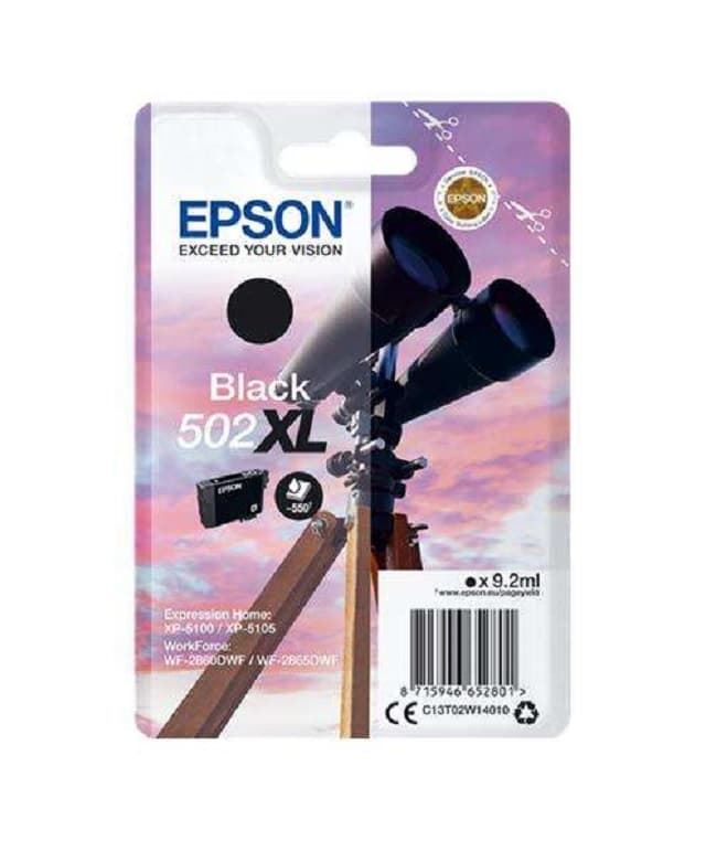 EPSON 502 XL NEGRO - Imagen 1