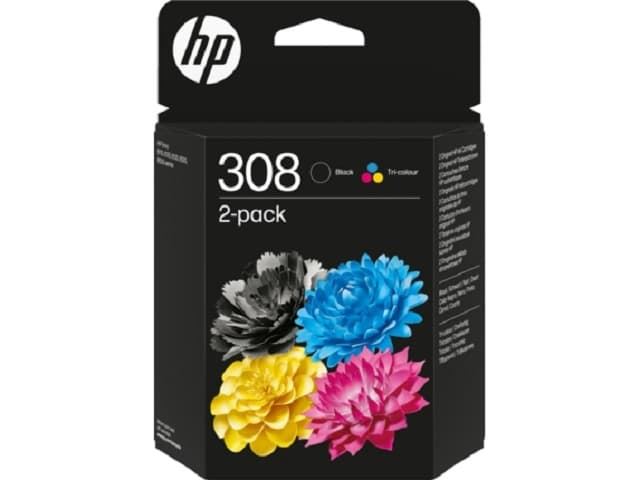HP 308 PACK BK + COLOR - Imagen 1