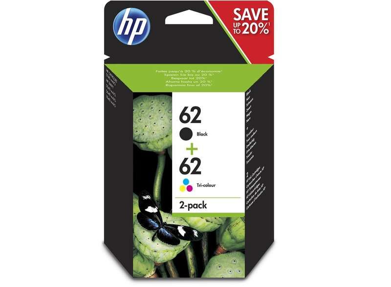 HP 62 PACK BK + COLOR - Imagen 1
