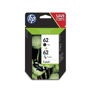 HP 62 PACK BK + COLOR - Imagen 1