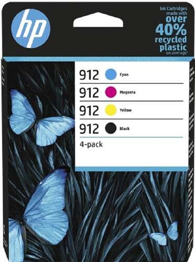 HP 912 PACK BK + COLORES - Imagen 1