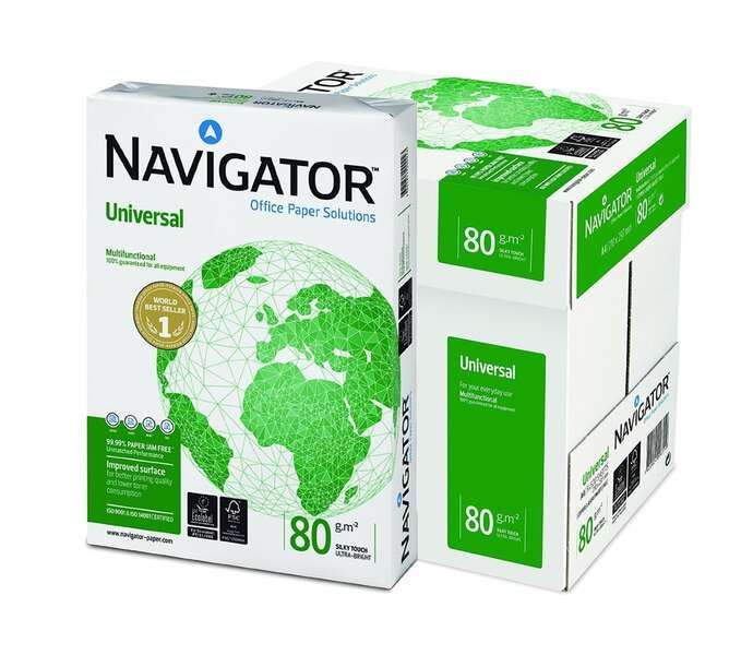 Papel Navigator A4 80 Gr caja de 5 paquetes - Imagen 1