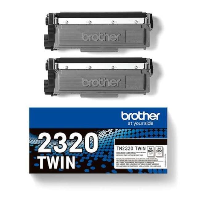 Tóner Brother TN2320 twin negro - Imagen 1