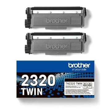 Tóner Brother TN2320 twin negro - Imagen 1