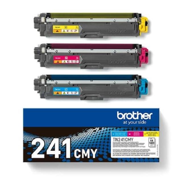 Tóner Brother TN241 pack CMY - Imagen 1