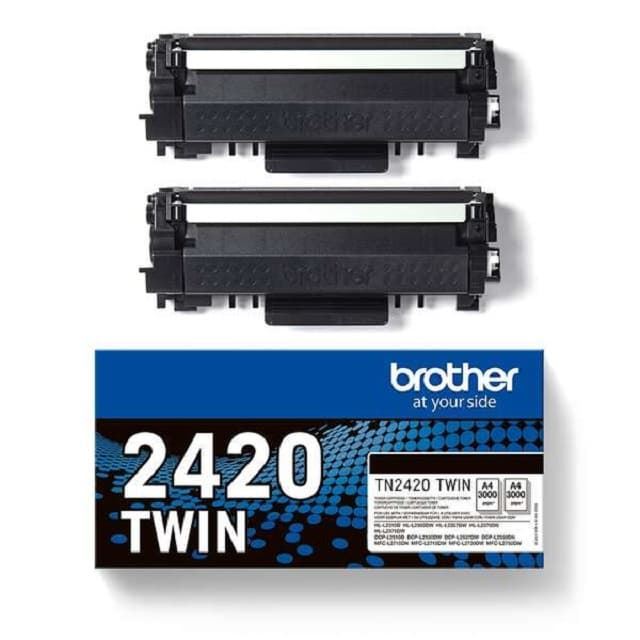 Tóner Brother TN2420 twin negro - Imagen 1