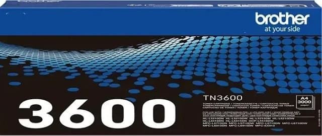Tóner Brother TN3600 negro 3.000 páginas - Imagen 1
