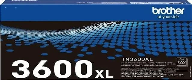 Tóner Brother TN3600XL negro 6.000 páginas - Imagen 1