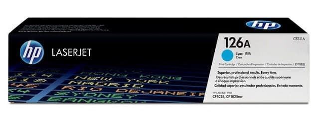 Tóner HP CE311A cian (126A) - Imagen 1