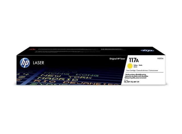 Tóner HP W2072A amarillo (117A) - Imagen 1