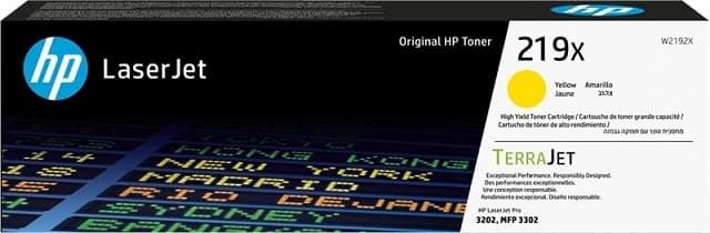 Tóner HP W2192X (219X) amarillo 2.500 copias - Imagen 1