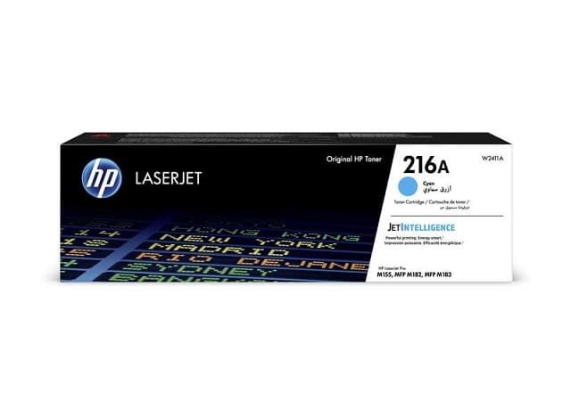 Tóner HP W2411A (216A) cian 850 copias - Imagen 1
