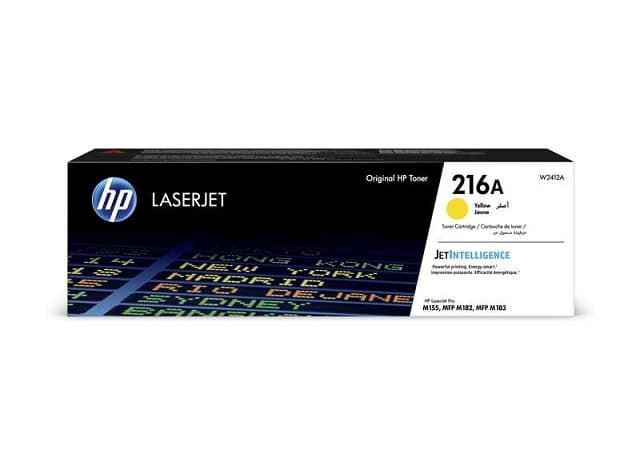 Tóner HP W2412A (216A) amarillo 850 copias - Imagen 1